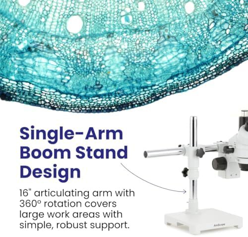 Professional trinocular stereo zoom microscope arm — photo 4