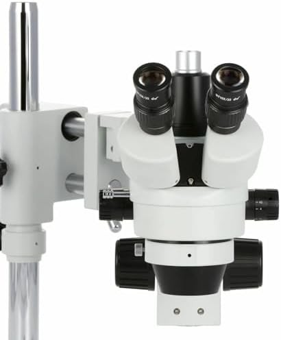 Professional trinocular stereo zoom boom arm microscope — photo 5