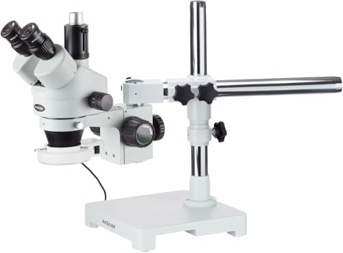 Trinocular stereo zoom microscope with 54s arm