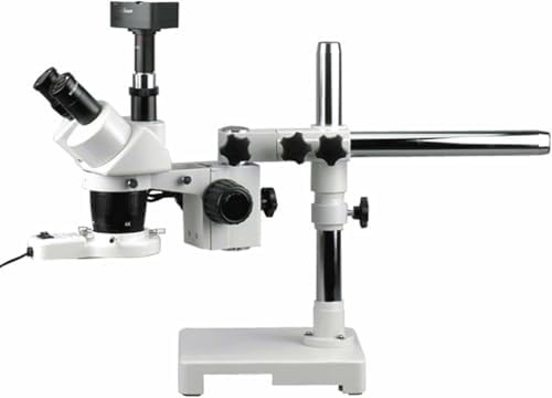 Digital trinocular stereo microscope with USB camera