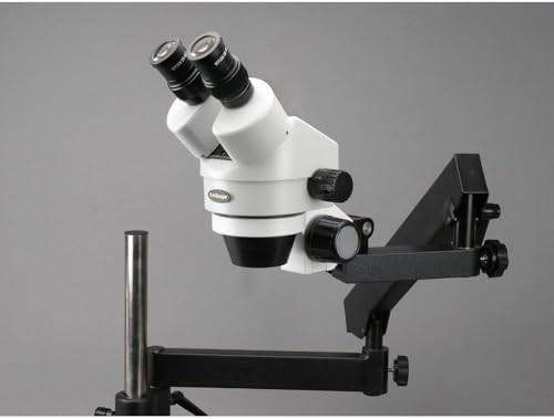 Binocular stereo zoom microscope with boom arm — photo 5