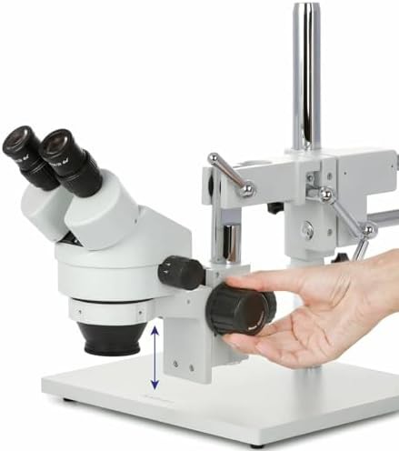 Industrial Stereo Boom Microscope with Fluorescent Light — photo 4