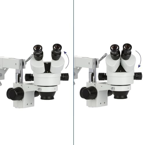 Binocular stereo zoom microscope on boom stand — photo 5
