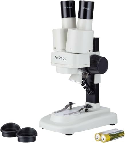 Portable binocular stereo microscope WF10x LED