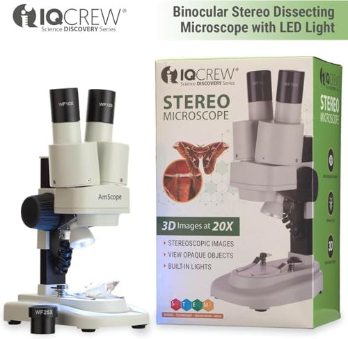 Portable binocular stereo microscope WF10x LED — photo 3