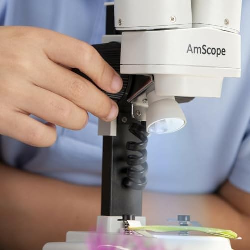 Portable binocular stereo microscope WF10x LED — photo 4