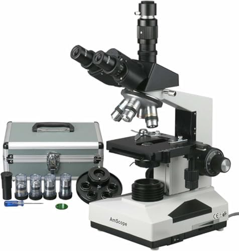 Trinocular Compound Microscope with Phase Contrast Turret