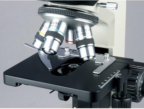 Compound trinocular microscope dual eyepiece system — photo 4