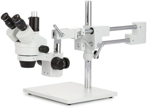 Professional trinocular stereo zoom microscope system