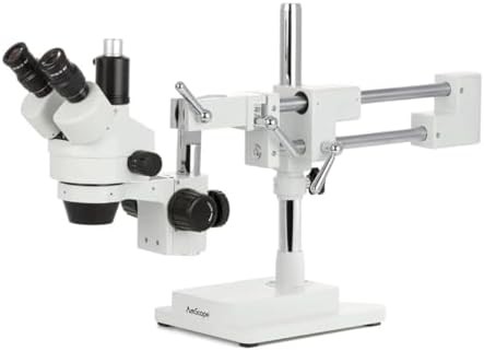 Professional trinocular stereo zoom microscope pillar
