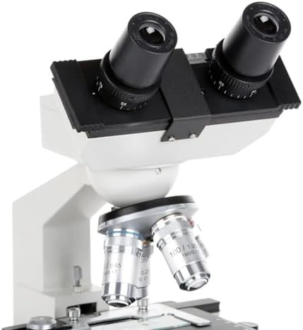 AmScope M82ES 2000x lab LED binocular compound microscope — photo 3