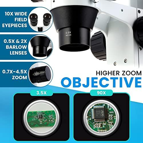 Binocular Zoom Stereo Microscope with Boom Arm — photo 3