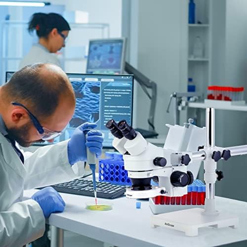 Binocular Zoom Stereo Microscope with Boom Arm — photo 5