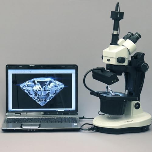 Digital gemology trinocular stereo zoom microscope — photo 3