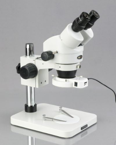 Binocular stereo zoom microscope with led light — photo 3