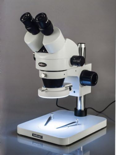 Binocular stereo zoom microscope with led light — photo 4