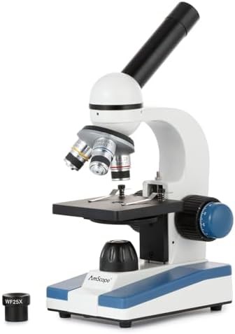 All metal optical glass monocular microscope