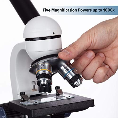 All metal framework LED cordless microscope — photo 5