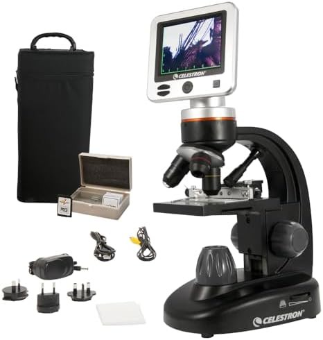 Celestron LCD Digital Microscope Rotating Touchscreen