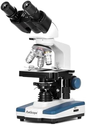 Professional LED Binocular Compound Microscope 2500x