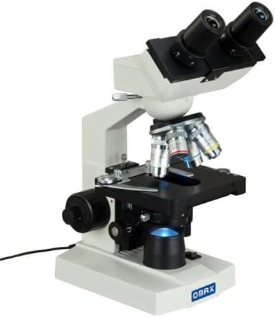 OMAX 2500X lab binocular biological LED microscope with 3D stage