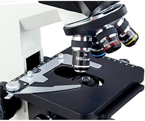 Dry darkfield trinocular LED microscope 2500x — photo 4