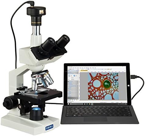 Trinocular digital compound microscope 5MP