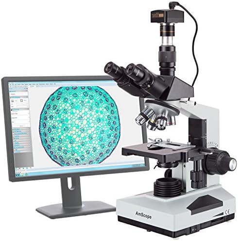 Veterinary trinocular compound microscope 2000x lab