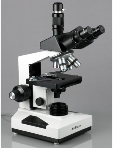 Veterinary trinocular compound microscope 2000x lab — photo 3