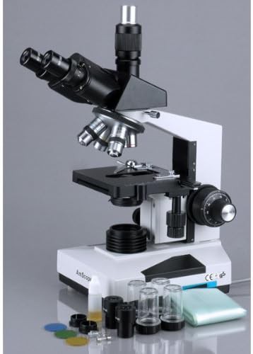 Veterinary trinocular compound microscope 2000x lab — photo 4