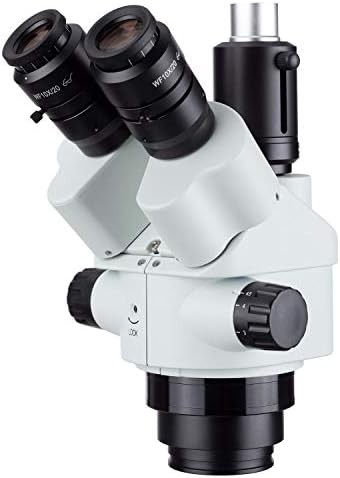 AmScope SM745NTP 45X Simul-Focal Trinocular Zoom Stereo Microscope