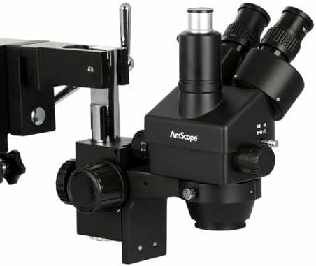 Stereo zoom microscope with black base 180x — photo 3