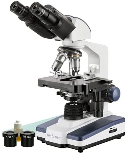 Lab binocular compound microscope 2500x LED — photo 3