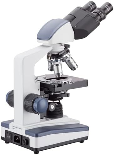 Lab binocular compound microscope 2500x LED — photo 4