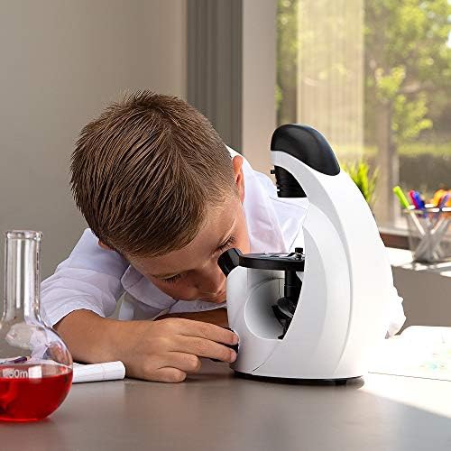 Inverted compound microscope 200x with slides — photo 5