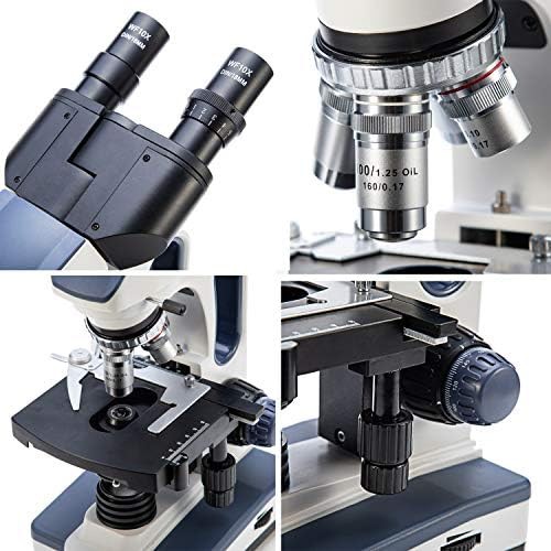 Binocular compound lab microscope with Abbe condenser — photo 5