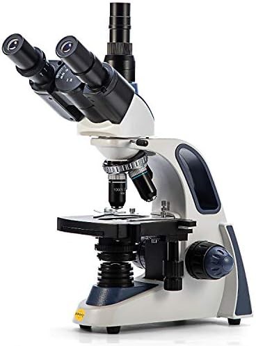 Trinocular compound microscope with camera port