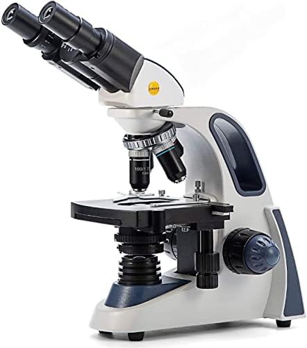 Binocular research microscope with mechanical stage — photo 4