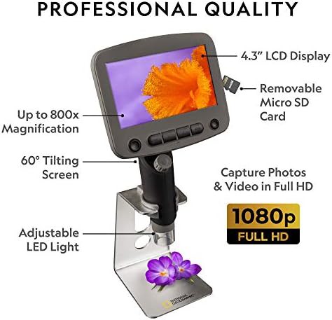 Handheld Digital Microscope with Tilting LCD Screen — photo 3