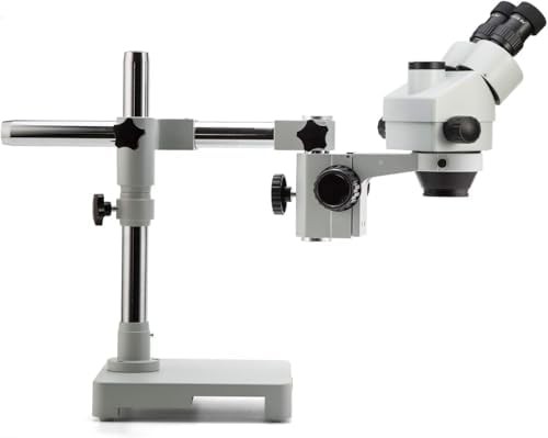 Swift S7 7X-45X trinocular stereo microscope with boom stand — photo 4