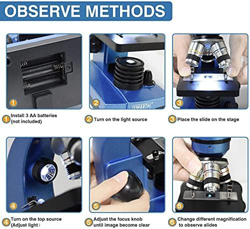 Compound microscope with educational kit — photo 3