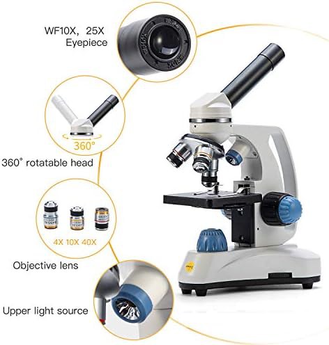 Monocular lab microscope with digital eyepiece camera — photo 3