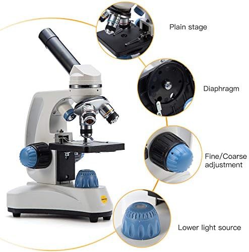 Monocular lab microscope with digital eyepiece camera — photo 4