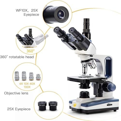 Trinocular microscope with 1.3mp USB camera — photo 3