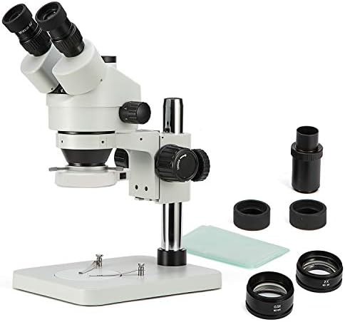 Swift trinocular stereo zoom microscope with pillar stand
