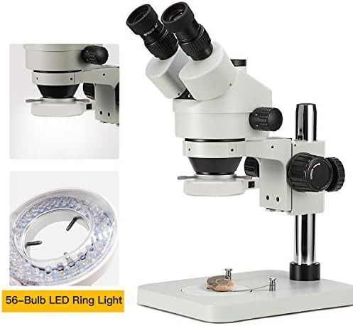Swift trinocular stereo zoom microscope with pillar stand — photo 4