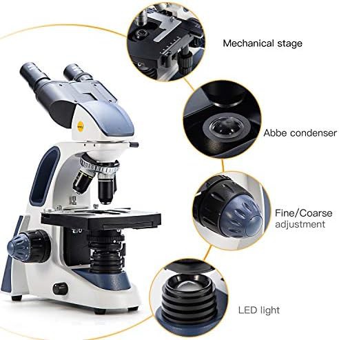 SW380B research grade binocular compound microscope — photo 3