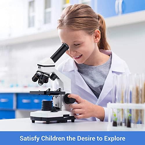 Monocular biological microscope with education kit — photo 5