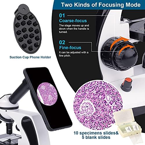 Monocular science microscope with carrying case — photo 5