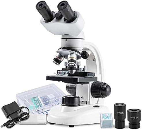 Binocular compound microscope with mechanical stage — photo 3